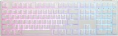 Ducky One 3 Aura White Gaming Tastatur, RGB LED - MX-Red (US)