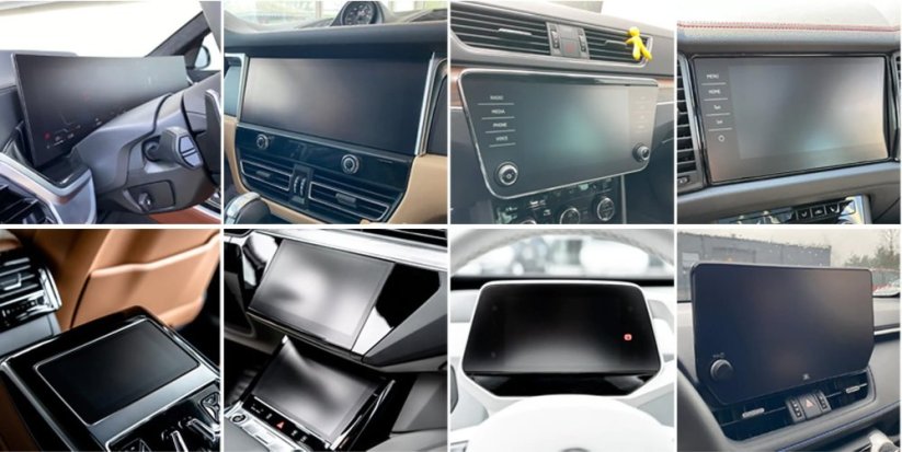 GrizzGlass Folia matná GrizzGlass CarDisplay Protection do Chery Tiggo 8 15,6" (2025) [2w1]