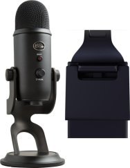Blue Yeti USB Blackout (988-000229) + Lampa Litra Glow
