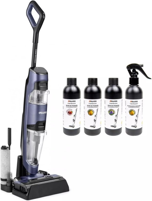 4Swiss VC024 CleanBooster Black + środki czystości 0,2L