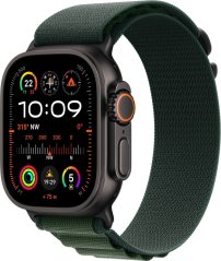 Apple Watch Ultra 2 GPS + Cellular 49mm Black Titanium Case Alpine Loop Small zelený(MX4Q3)