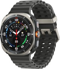 Samsung Samsung Galaxy Watch Ultra 3,81 cm (1.5") AMOLED 47 mm Cyfrowy 480 x 480 px Ekran dotykowy 4G strieborný Wi-Fi GPS