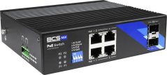 BCS BCS-B-ISP04G-2SFP BCS switch PoE 4 portowy szyna DIN