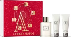 Giorgio Armani Giorgio Armani Acqua di Gio Pour Homme Sada voda toaletná spray 100ml + żel pod prysznic 75ml + balzám po holení 75ml MEN