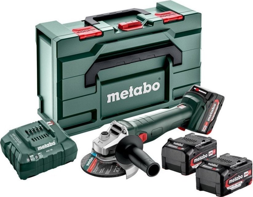 Metabo METABO.SZLIFIERKA KĄT.W 18 L 9-125 QUICK 3x4,0Ah