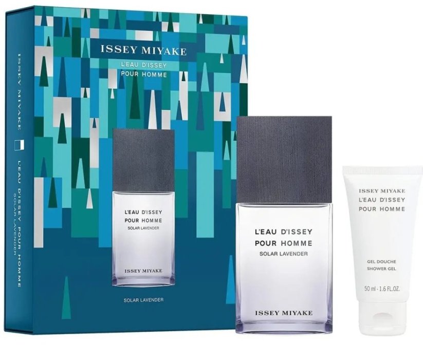 Issey Miyake Set Issey Miyake: L'Eau d'Issey, Moisturizing, Shower Gel, For All Skin Types, 50 ml + L’Eau D’Issey Pour Homme Solar Lavender, Eau De Toilette, For Men, 50 ml For Men