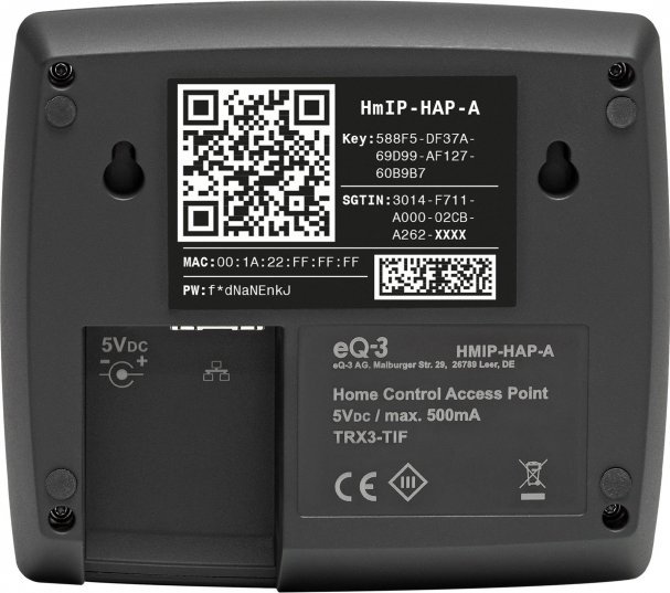 HomeMatic IP Homematic IP Smart Home Access Point (HmIP-HAP-A), Central Unit (anthracite)