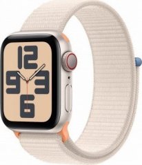 Apple Smartwatch Apple Watch SE GPS + Cellular 40mm księżycowa poświata aluminium + sportowy pasek