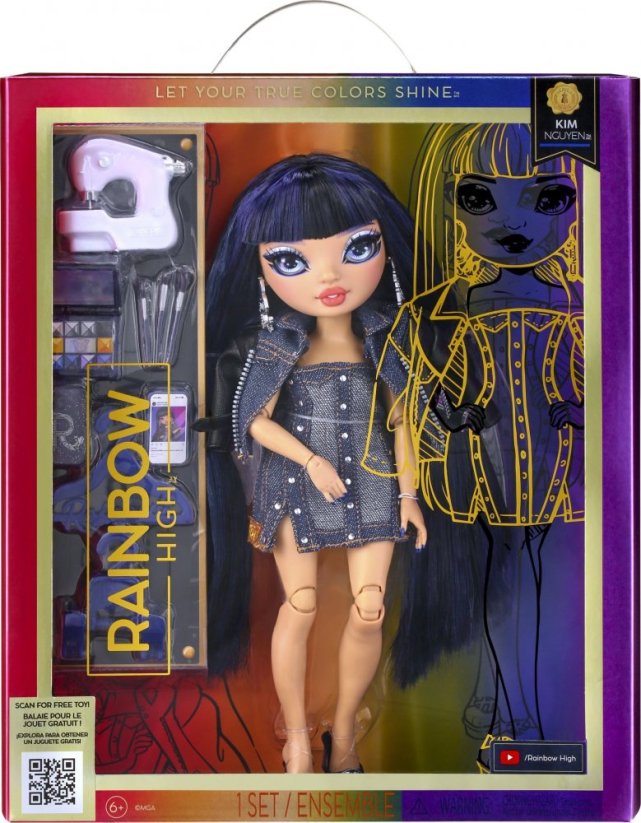 MGA Bábika Rainbow High Fashion - Kim Nguyen (Blue) 583158