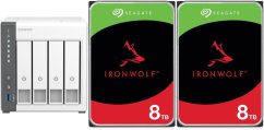 Qnap TS-433-4G + 2x Seagate IronWolf 8TB (ST8000VN004)