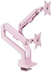 Arozzi na 2 monitory 17" - 32" Alzare Neo Duo (AZ-ALZARE-NEO-DUO-PNK)