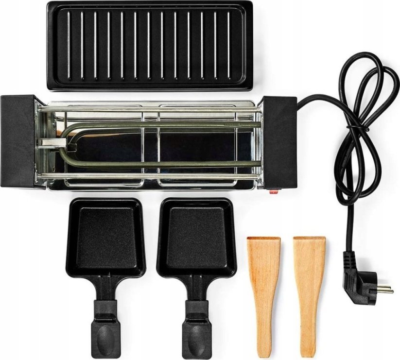 Nedis Nedis FCRA210FBK2 grill raclette 2 os. 400 W Čierny