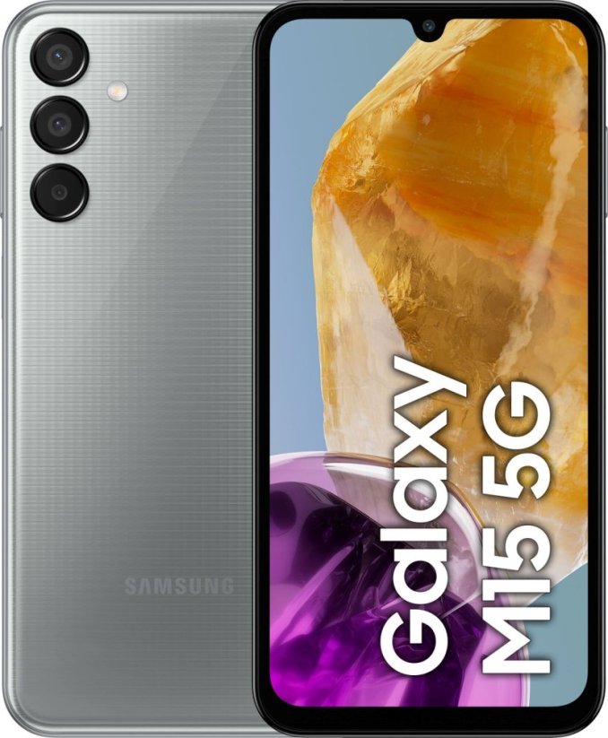 Samsung Galaxy M15 5G 4/128GB Sivý  (SM-M156BZAUEUE)