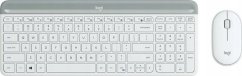 Logitech Logitech MK470 klawiatura Dołączona myszka univerzálny RF Wireless QWERTY British English Biely
