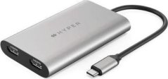 HyperDrive USB-C - HDMI x2 Sivý  (HDM1-GL)