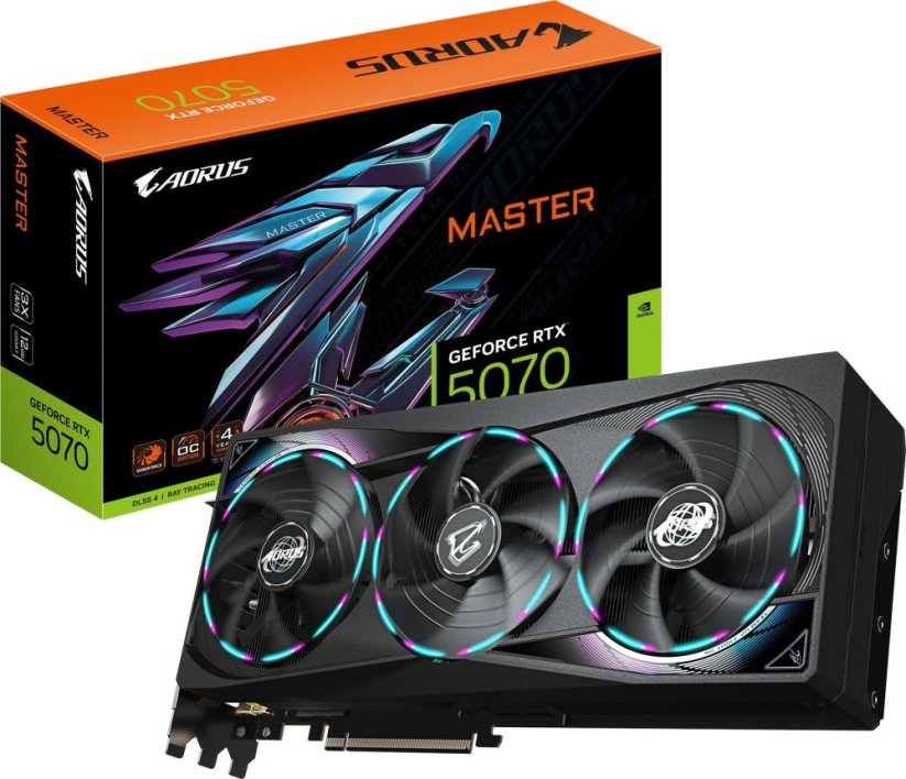 Gigabyte AORUS GeForce RTX 5070 Master 12GB GDDR7 (GV-N5070AORUS M-12GD)