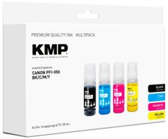 KMP Printtechnik AG KMP Patrone Canon PFI050 MultiPack B/C/M/Y kompatibel