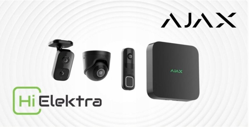 Ajax Kamera HL - kopułka TurretCam (5 Mp/4 mm) (8EU) - white