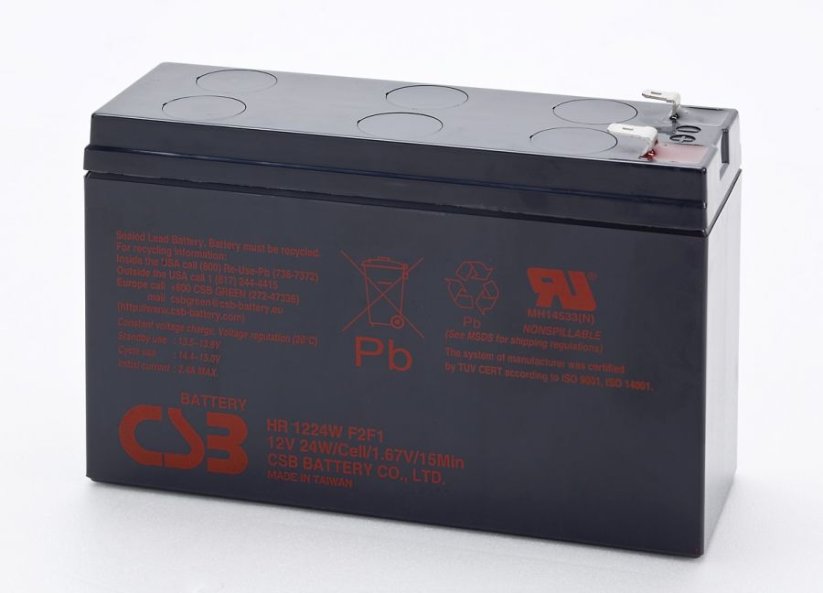 CSB akumulátor 12V 6Ah (HR1224WF2F1)