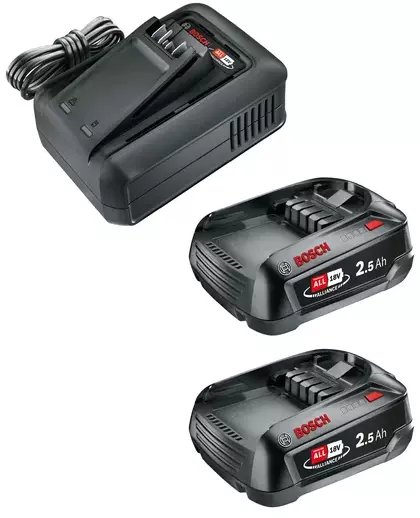 Gardena GARDENA Quick Charger AL 18V-44 P4A + 2x2.5Ah battery