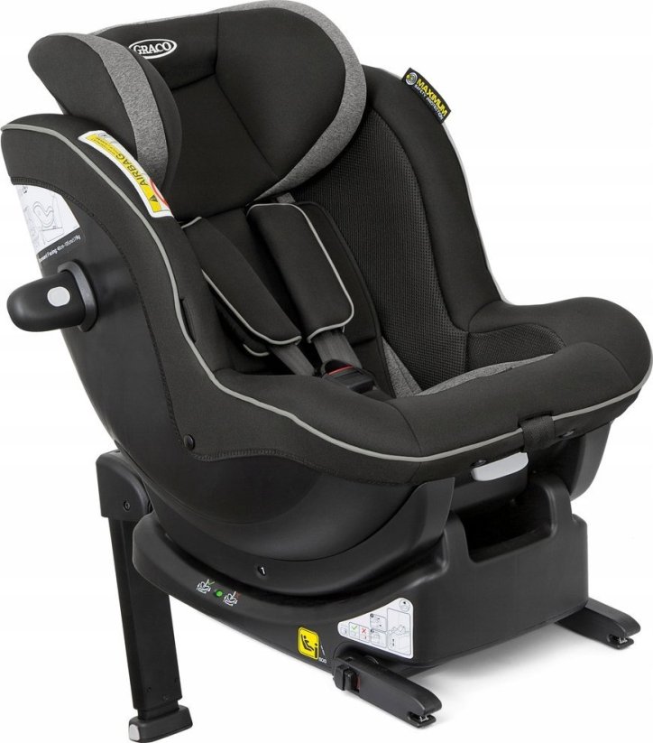 Graco GRACO AutosedačkaASCENT I-SIZE BLACK W