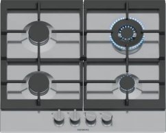 Siemens Siemens EC6A5HI90 płyta kuchenna Čierny, nehrdzavejúca oceľ Wbudowany 60 cm Gaz 4 stref(y)