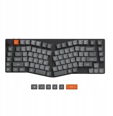 Keychron Keychron K15 Max (Alice Layout) QMK Wireless Custom Mechanical Keyboard White Backlight / Low Profile Gateron Mechanical / Red