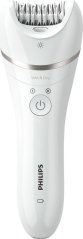 Philips Philips BRE770/92, White, 32 tweezers, Ceramic, Abdomen, Armpit, Back thigh, Bikini, Buttocks, Chest, Decolletage, Front thigh, Head, Inner upper..., Armpit, Epirokovion, Exfoliation, Precision, Shaving, Smoothing pedicure roller, 70400 RPM
