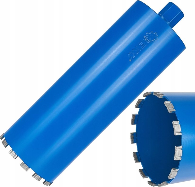 Geko Vrták diamentowe koronowe do wiertnicy na sucho i mokro 152x10x450mm 13T 1.1/4" (2)