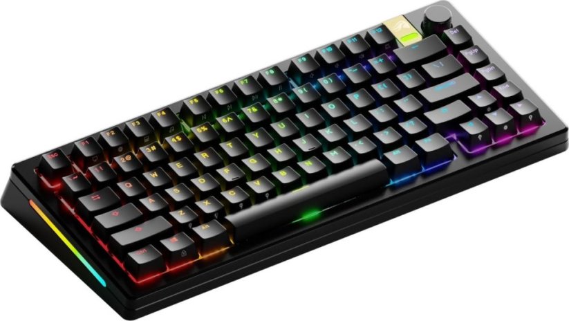 Glorious GMMK 3 Pro HE Wireless 75 % Gaming-Tastatur - Pre-Built, ANSI (US), Fox HE Switches, schwarz