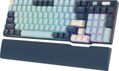 Royal Kludge Klawiatura mechaniczna Royal Kludge RK96 RGB, brown switch (niebieska)