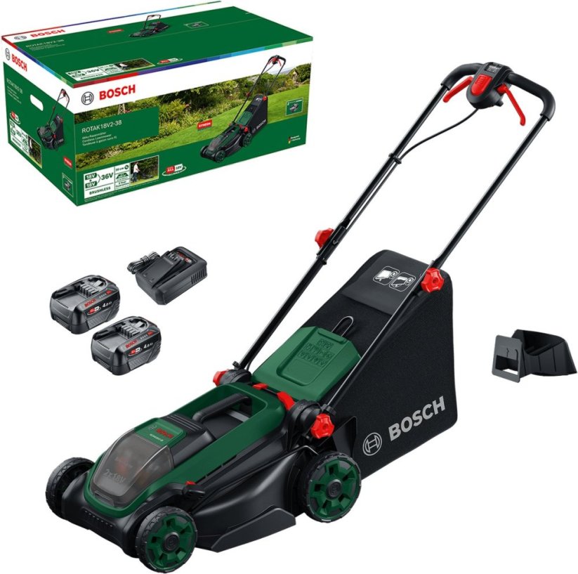 Bosch ROTAK18V2-38 2X4.0AH