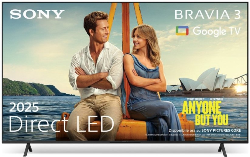 Sony K-43S3 109,2 cm (43") 4K Ultra HD Smart TV Wi-Fi Čierny
