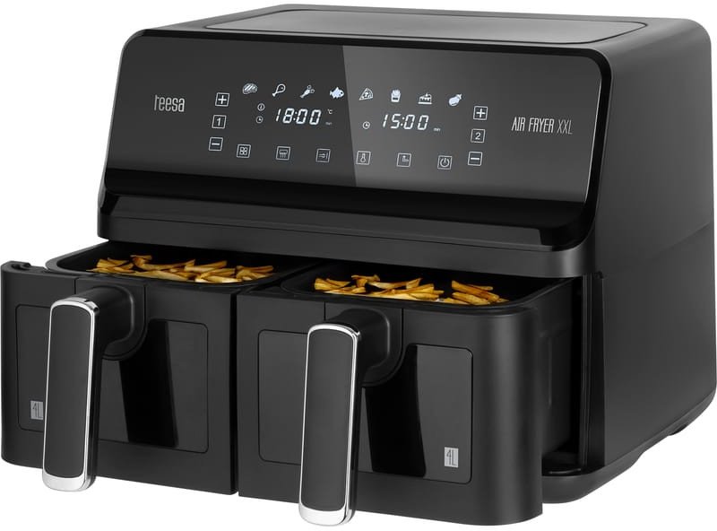 Teesa Frytkownica beztłuszczowa TEESA AIR FRYER DUAL POT XXL 8L 2700W