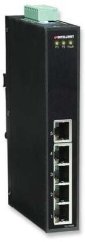 Intellinet Switch 5x RJ45 10/100 przemysłowy IP30, metalowy, na szynę DIN