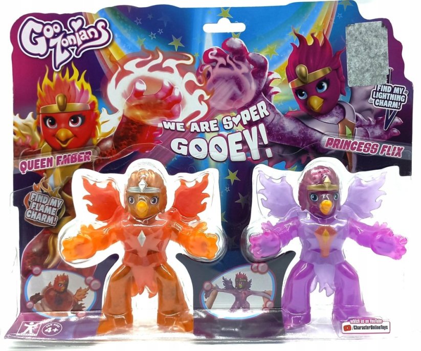 Papo Herojai Goozonians Karalienė Ember ir Princesė Flik, 2 vnt.