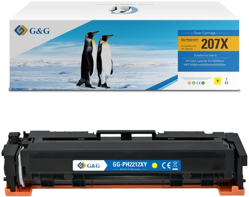 G&G G&G NT-PH2212XY kaseta z tonerem 1 ks Náhradný Žltý