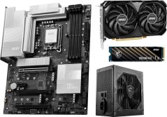 MSI GeForce RTX 4060 Ventus 2X Black OC + PRO Z890-P WIFI + MAG A650BN 650W zdroj + ZDARMA Spatium M450