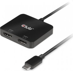 Club 3D Club3D Video hub MST (Multi Stream Transport) USB-C 3.2 na HDMI 2.0, Dual Monitor 4K60Hz