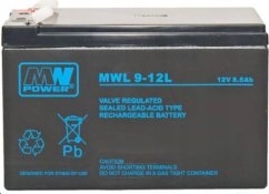 Long MWPower MWL 12V 9Ah F2(250) AGM akumuliatorius, 10-12 metų