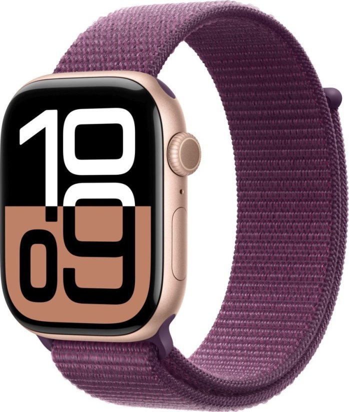 Apple Watch 10 GPS 46mm Rose Gold Alu Sport Loop Fioletowy (MWWV3QI/A)