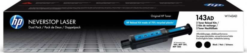 HP 143AD Black Originál  (W1143AD)