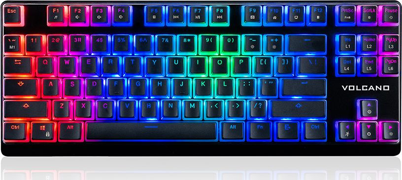 Modecom Volcano Lanparty Pudding Edition Outemu Blue (K-MC-LANPARTY-U-RGB-BLUE-PUDD)