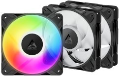 Arctic Arctic P12 Pro Gehäuselüfter PWM PST A-RGB schwarz 120mm 3 P