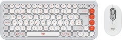 Logitech POP Icon Combo biało-pomarančový (920-013276)