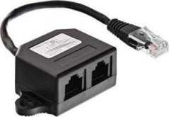 InLine InLine® ISDN splitter, 1 -> 2, 0.15m, with resistors