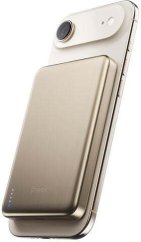 Prestigio BMX SolidSafe™ Air Titanium 10K Qi2 Wireless Magnetic Power Bank, Gold (BMX-B3-10-GO)