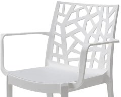 ProGarden Garden chair Matrix Armchair white 8003723003534