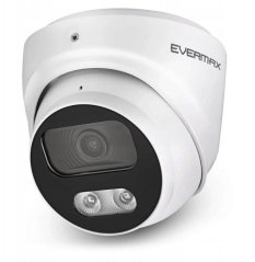 Uniview EVERMAX EVX-IP8D01-IRW-Ai-W Kamera IP kopułkowa Biela 8Mpx 2.8mm IR 40m AI IP67 mikrofon