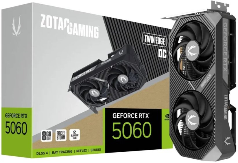 Zotac Gaming GeForce RTX 5060 Twin Edge OC 8GB GDDR7 DLSS4 (ZT-B50600H-10M)